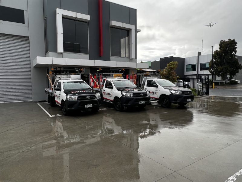 A2Z Traffic Management Office and Trucks